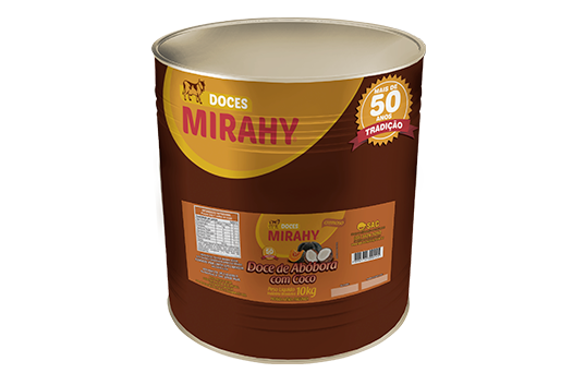 Doce de Abobora com Coco Cremoso 10kg - Caixa 2un