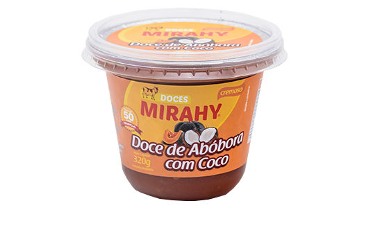 Doce de Abobora com Coco Cremoso 320g - Caixa 6un