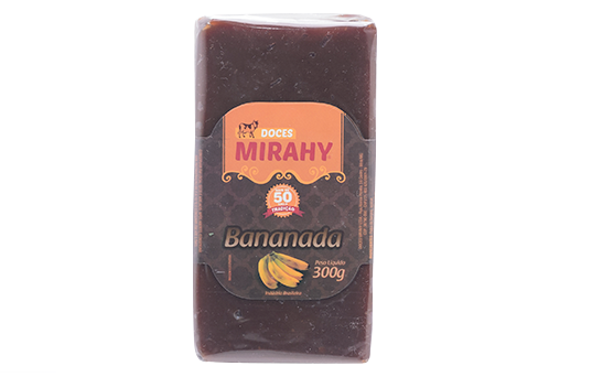 Bananada Barra 300g - Caixa 8un
