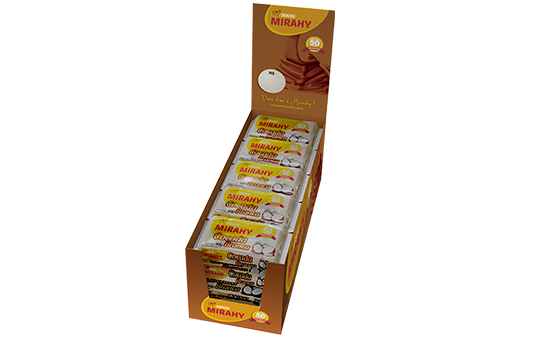 Cocada Branca Barra 30g - Display 20un
