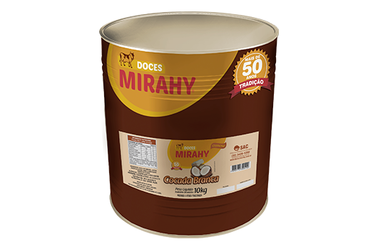 Cocada Branca Cremosa 10kg - Caixa 2un