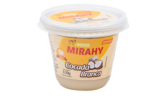 Cocada Branca Cremosa 320g - Caixa 6un
