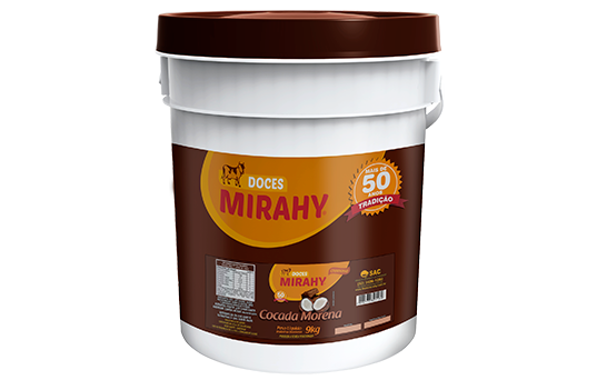 Cocada Morena Cremosa 9kg - Caixa 2un