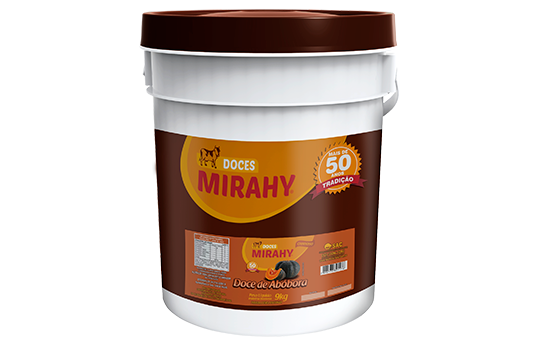 Doce de Abobora Cremoso 9kg - Caixa 2un