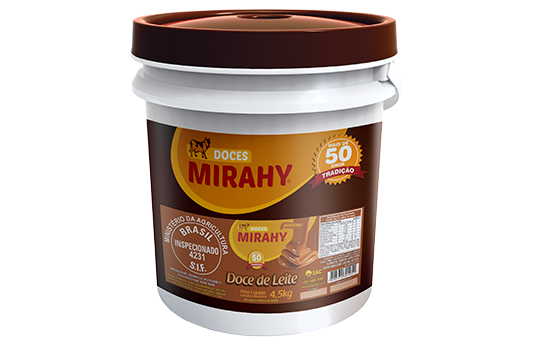 Doce de Leite Cremoso 4,5kg - Caixa 2 un