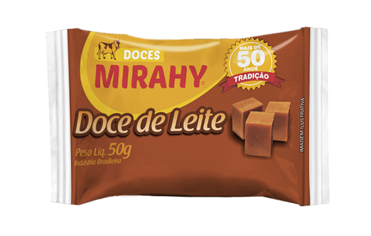 Doce de Leite Barra 50g - Caixa 50un