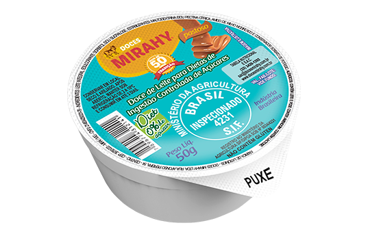 Doce de Leite Diet Cremoso 50g - Caixa 50un