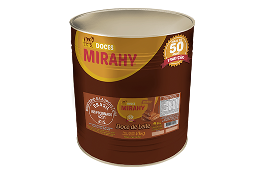 Doce de Leite Cremoso 10kg - Caixa 2un