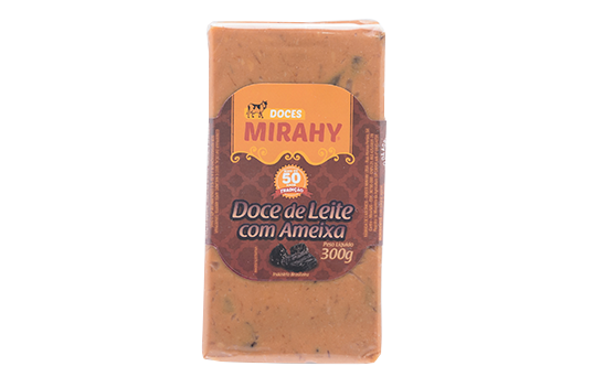 Doce de Leite com Ameixa Barra 300g - Caixa 8un