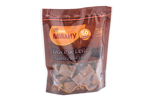 Doce de Leite com Ameixa Barra Cubinho 200g - Caixa 10un