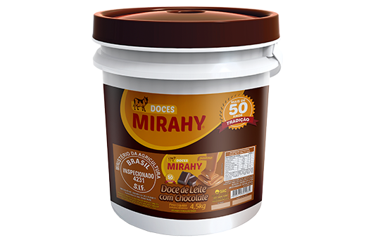 Doce de Leite com Chocolate Cremoso 4,5kg - Caixa 2un