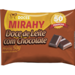 Doce de Leite com Chocolate Barra 50g - Caixa 50un