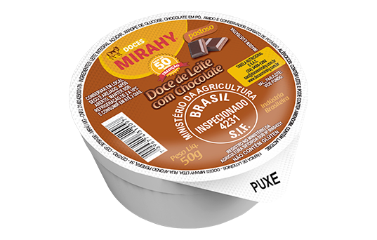 Doce de Leite com Chocolate Cremoso 50g - Caixa 50un