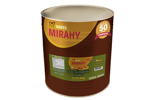 Doce de Mamao Ralado Cremoso 10kg - Caixa 2un