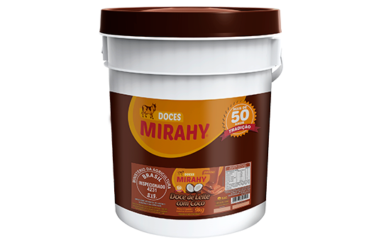 Doce de Leite com Coco Cremoso 9kg - Caixa 2un