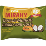 Doce de Mamão Ralado com Coco Barra 30g - Caixa 70un