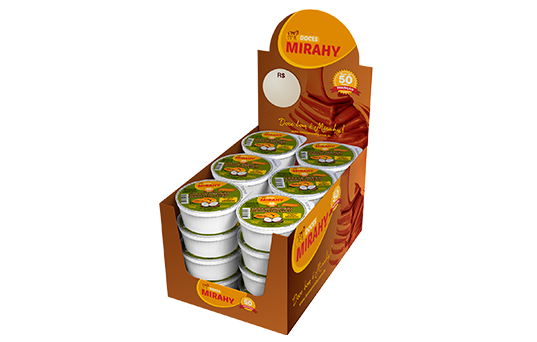 Doce de Mamao Ralado com Coco Cremoso 50g - Display 24un